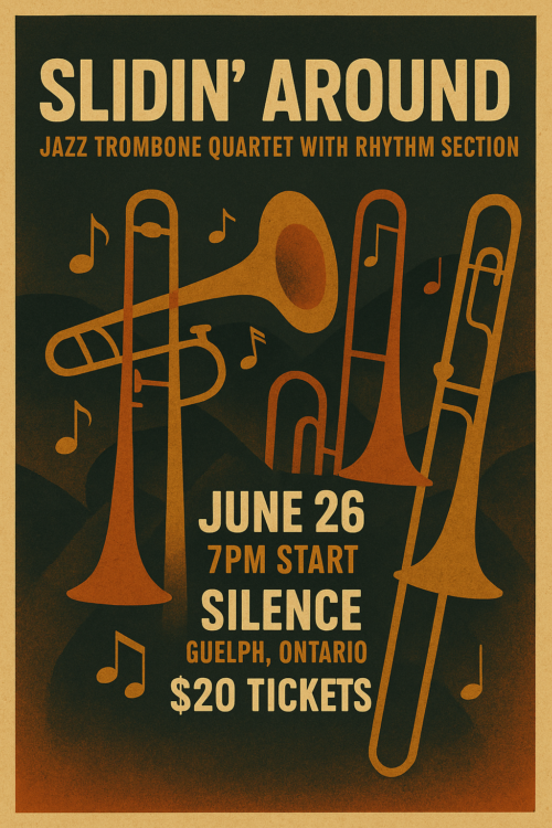 Slidin’ Around Silence Poster (1)