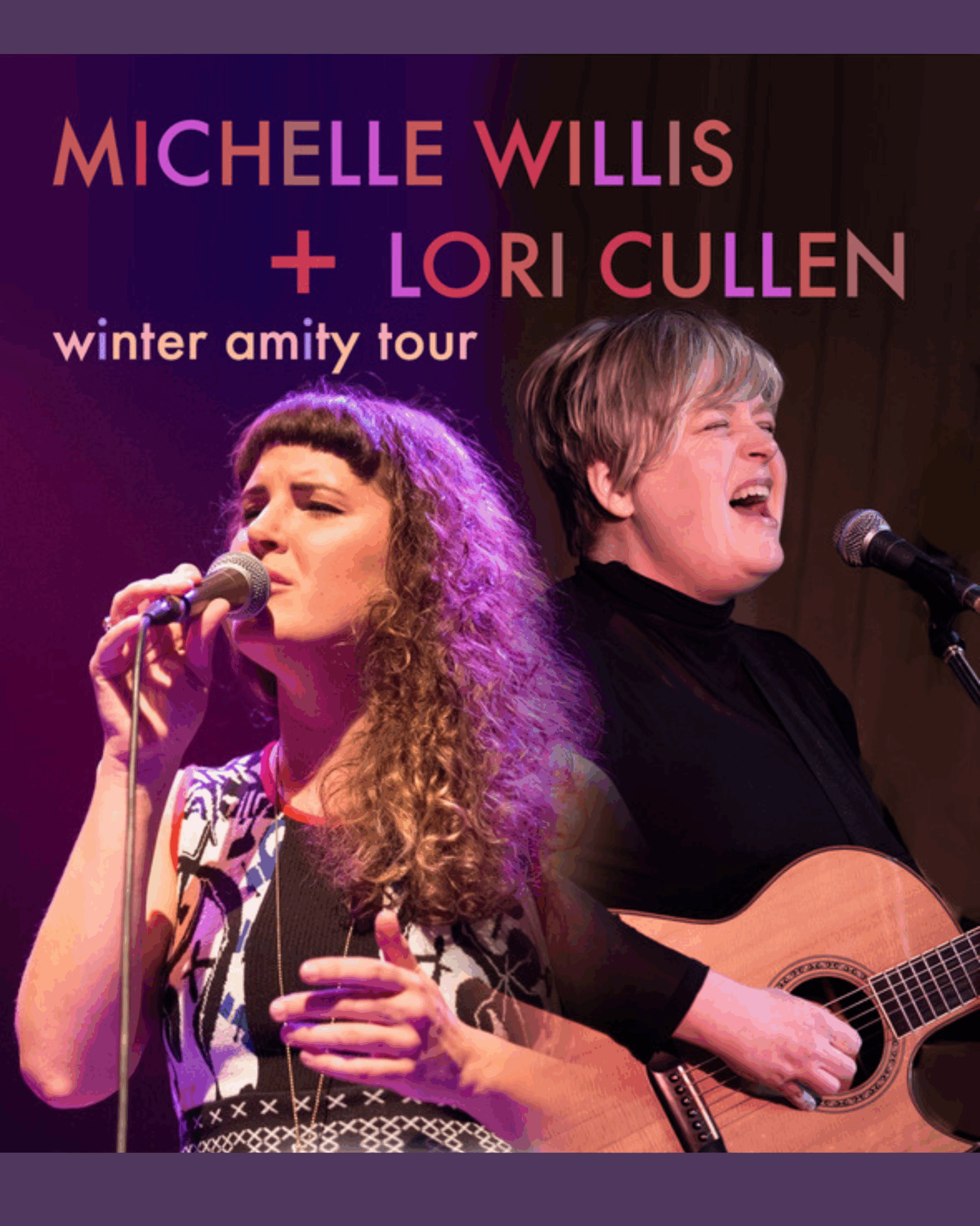 Michelle Willis and Lori Cullen WINTER AMITY TOUR image