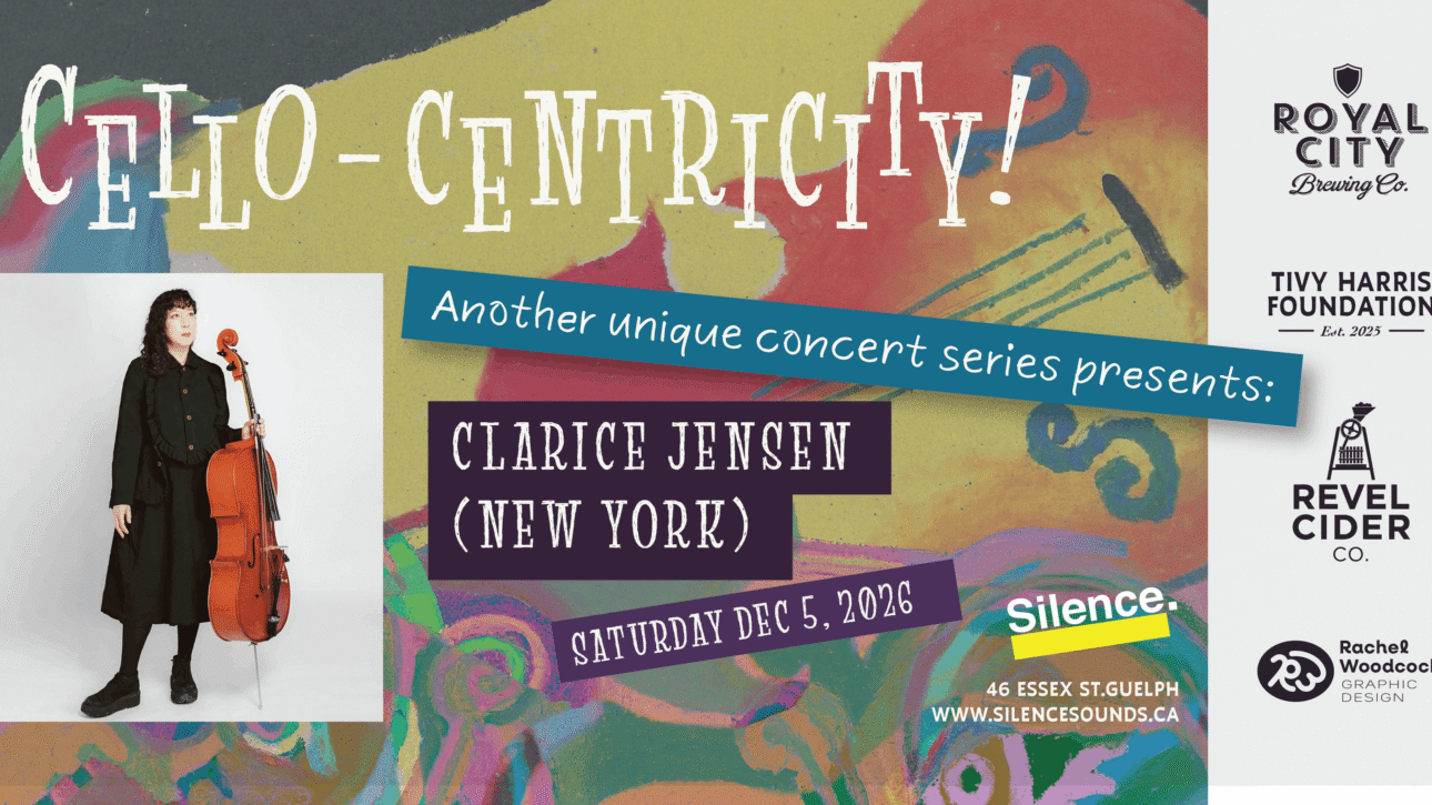 Cello-centricity! banner image featuring Clarice Jensen