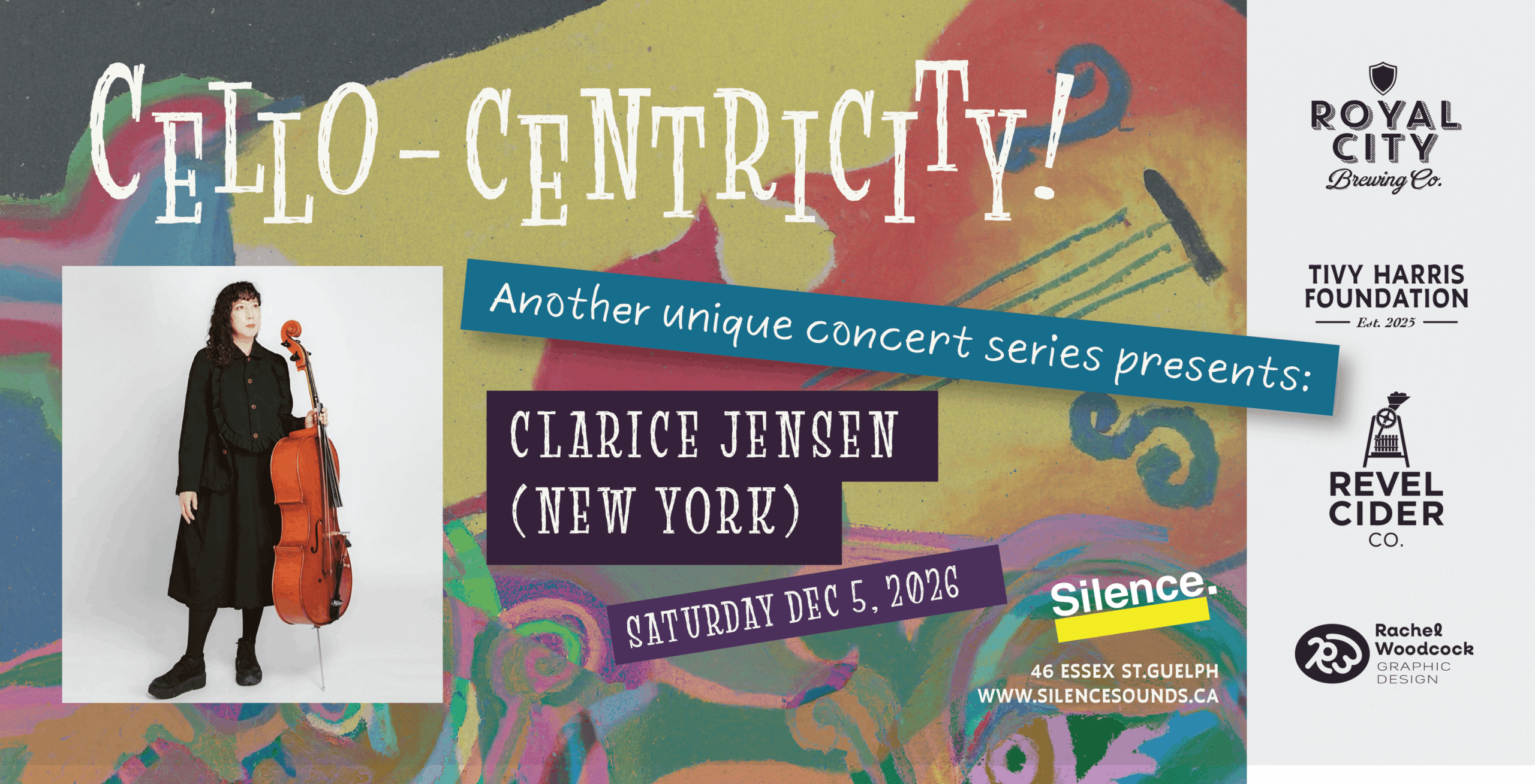 Cello-centricity! banner image featuring Clarice Jensen
