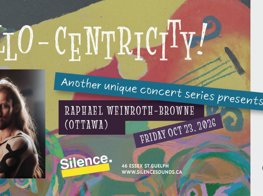 Cello-centricity! banner image featuring Raphael Weinroth-Browne