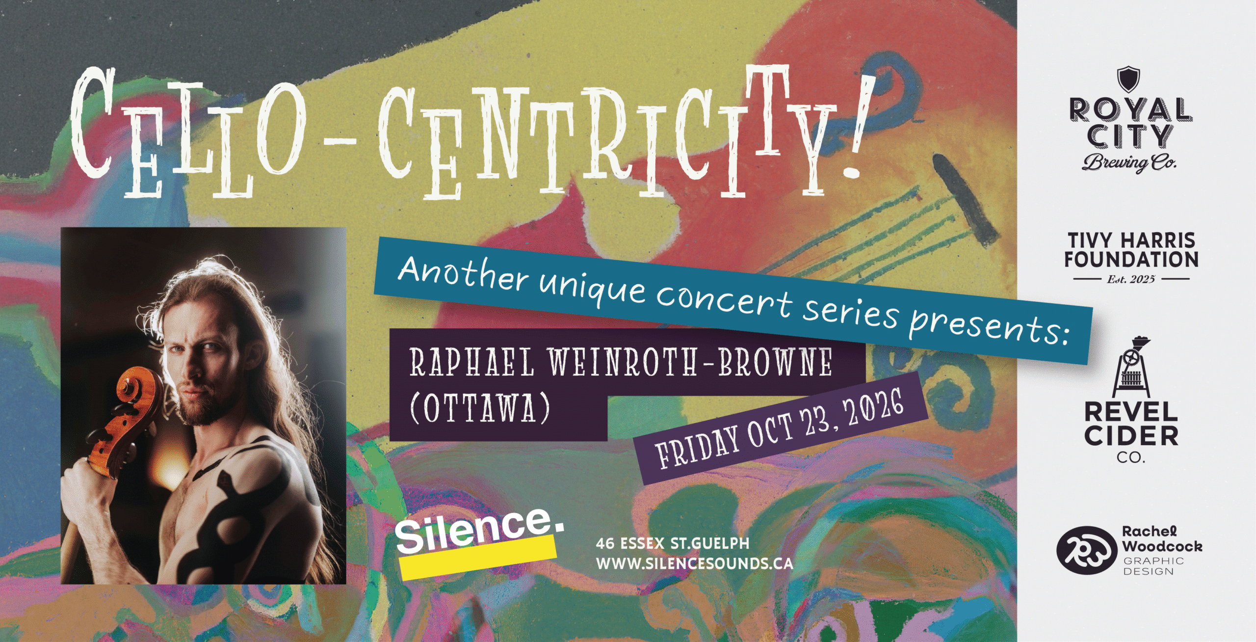 Cello-centricity! banner image featuring Raphael Weinroth-Browne