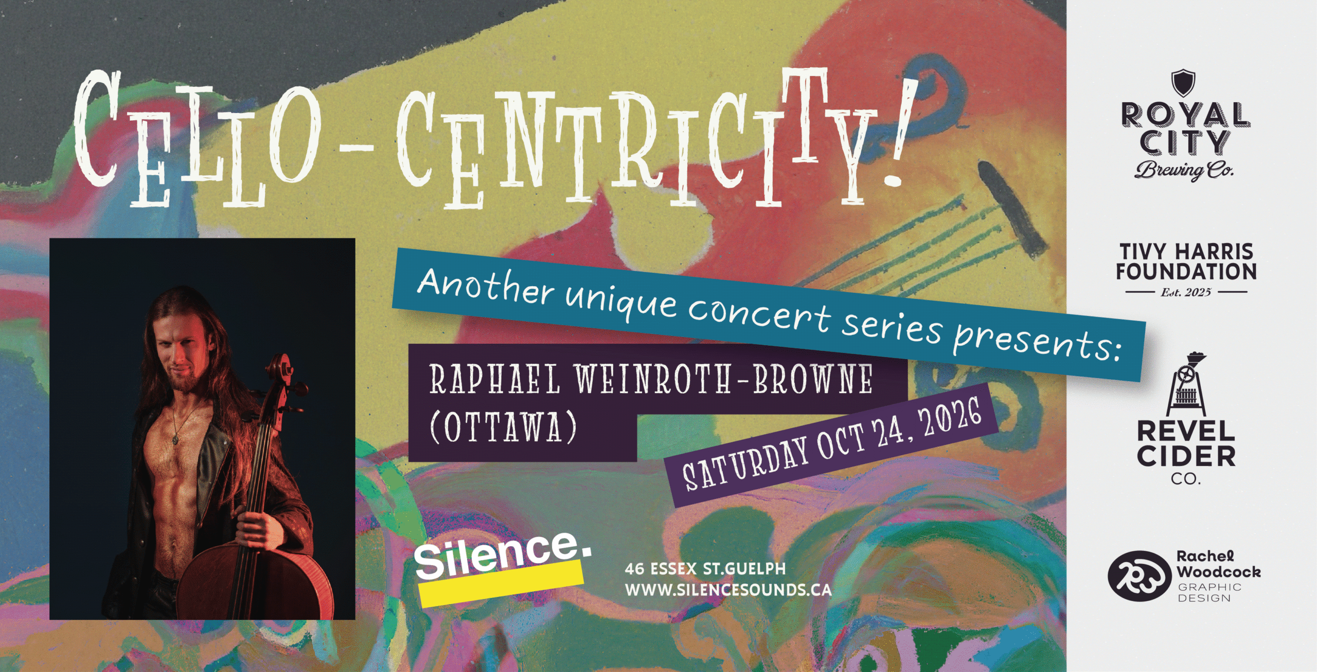 Cello-centricity! banner image featuring Raphael Weinroth-Browne