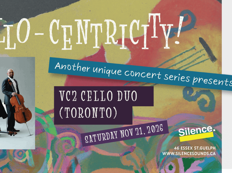 Cello-centricity! banner image featuring VC2 Cello Duo