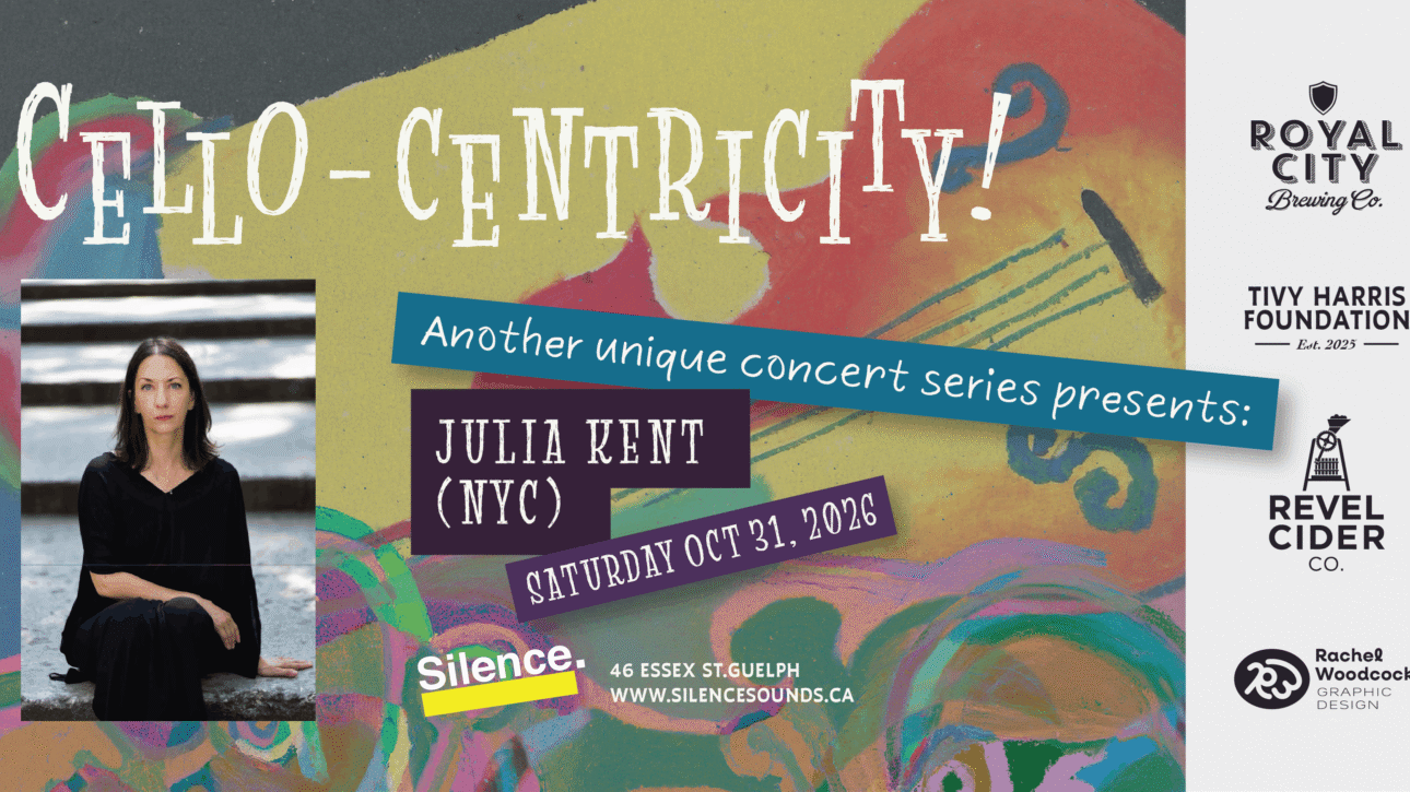 Cello-centricity! banner image featuring Julia Kent