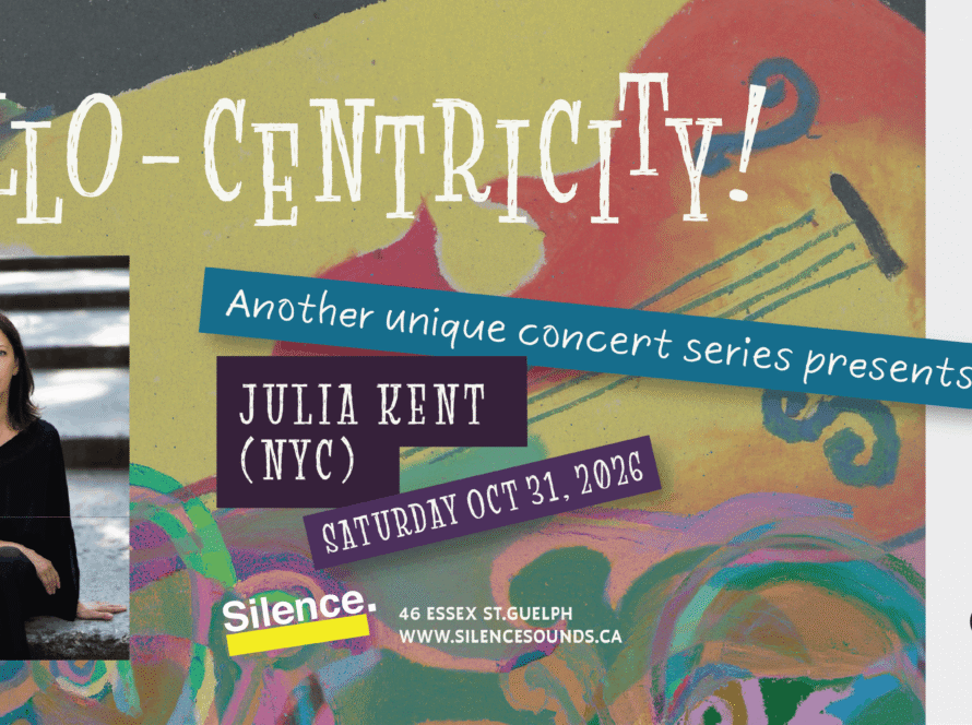 Cello-centricity! banner image featuring Julia Kent