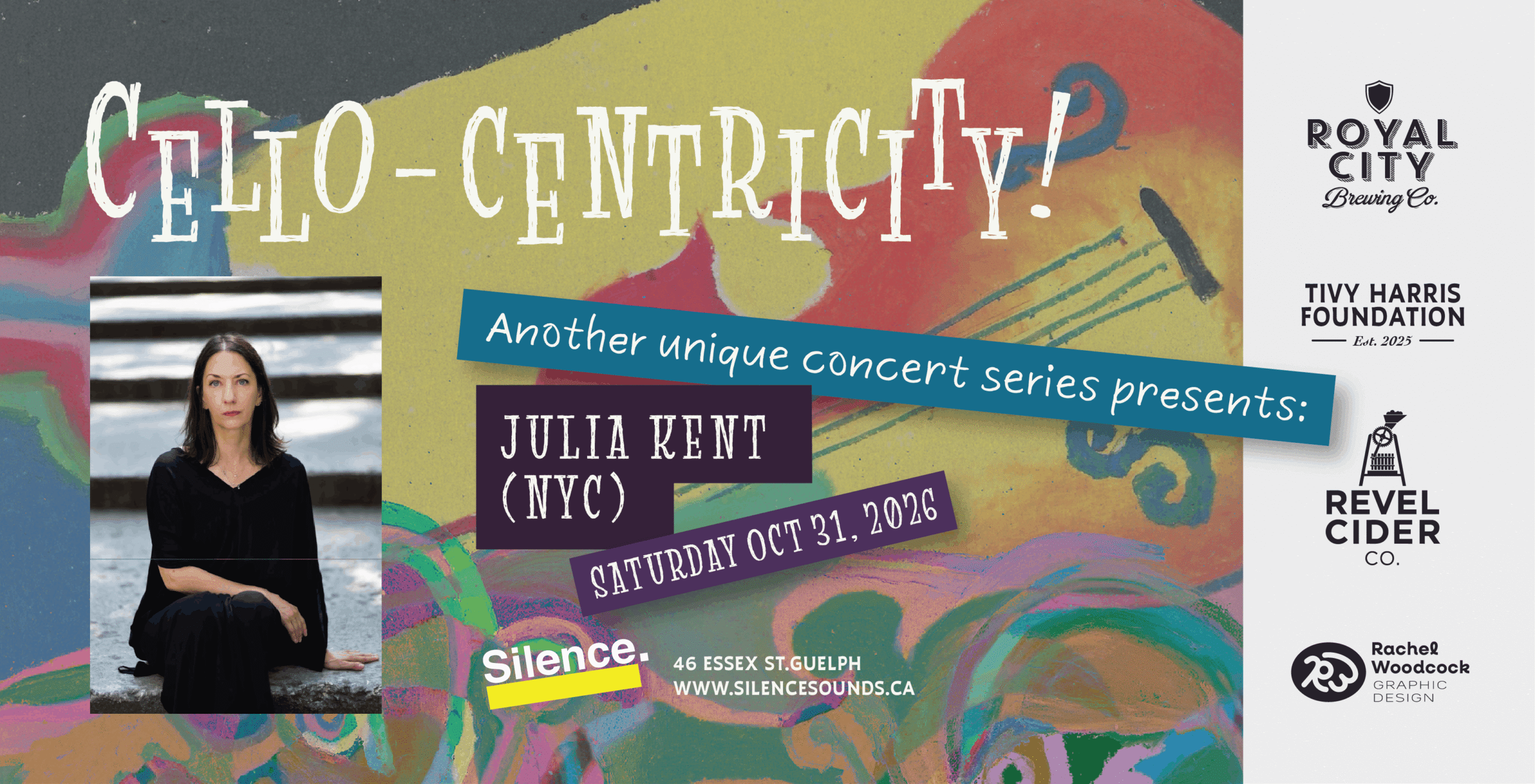 Cello-centricity! banner image featuring Julia Kent
